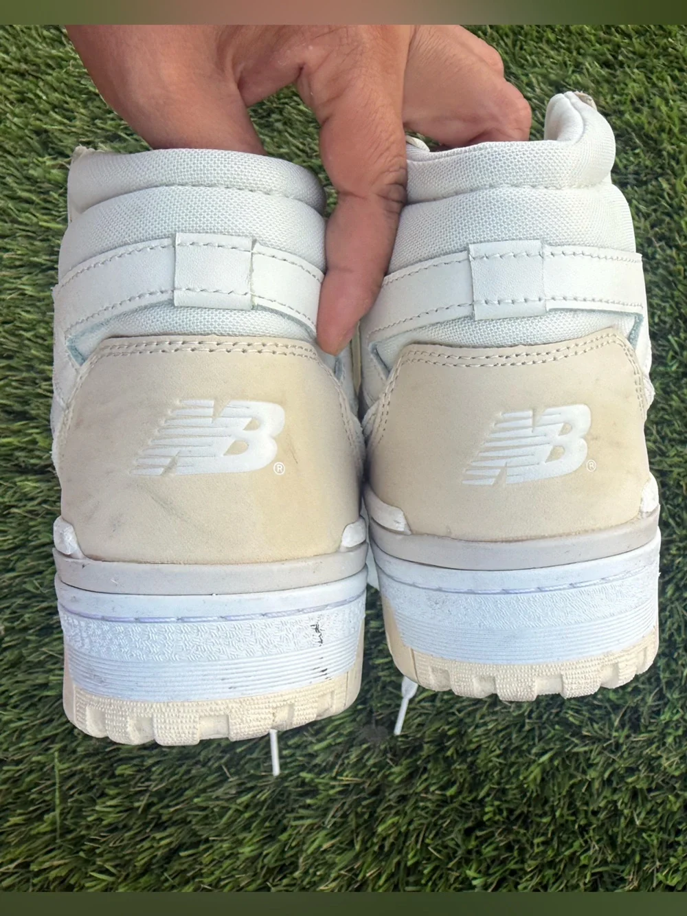 New Balance 650 White Cream High Top Sneakers Men’s Size 12 BB650RP